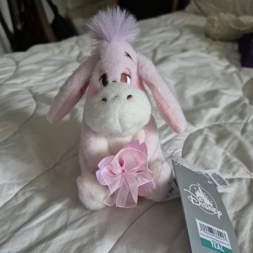 Disneyland Sakura Pink Eeyore Keychain